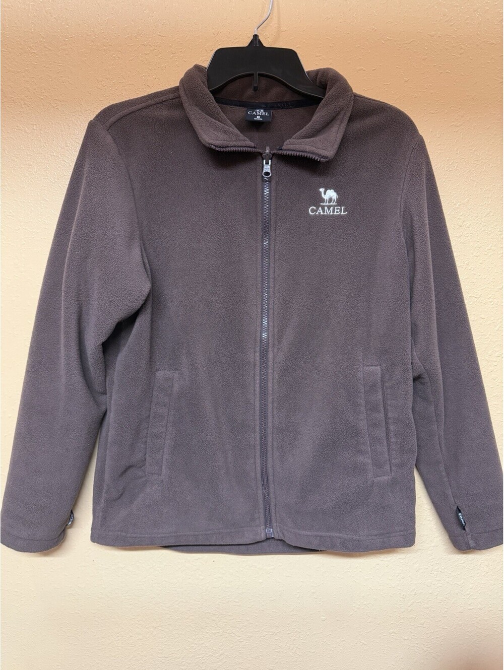 Camel Women's Size Small Brown Zippered Jacket